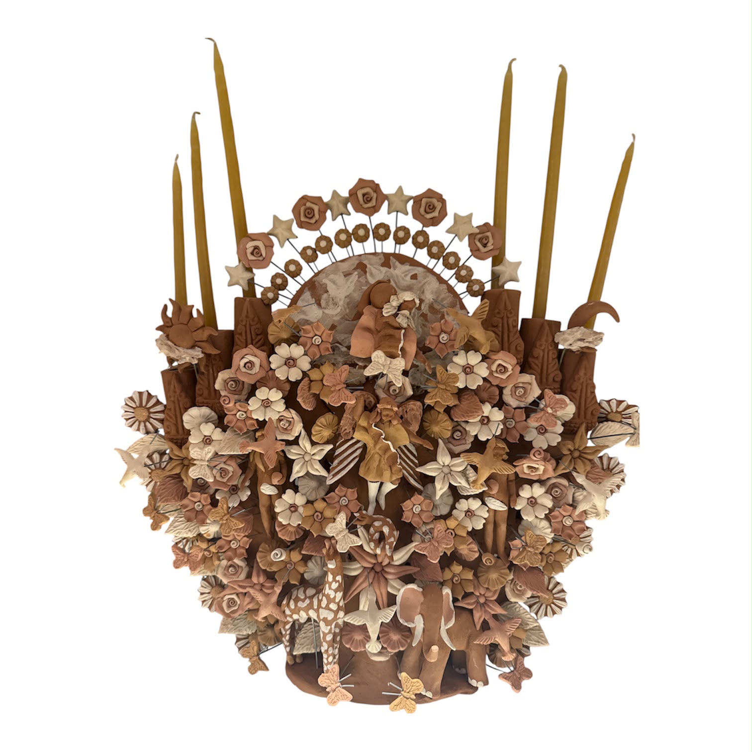Árbol de la Creación en Relieve, Mezcla de Barro –  –  – Casa Tesoro de México