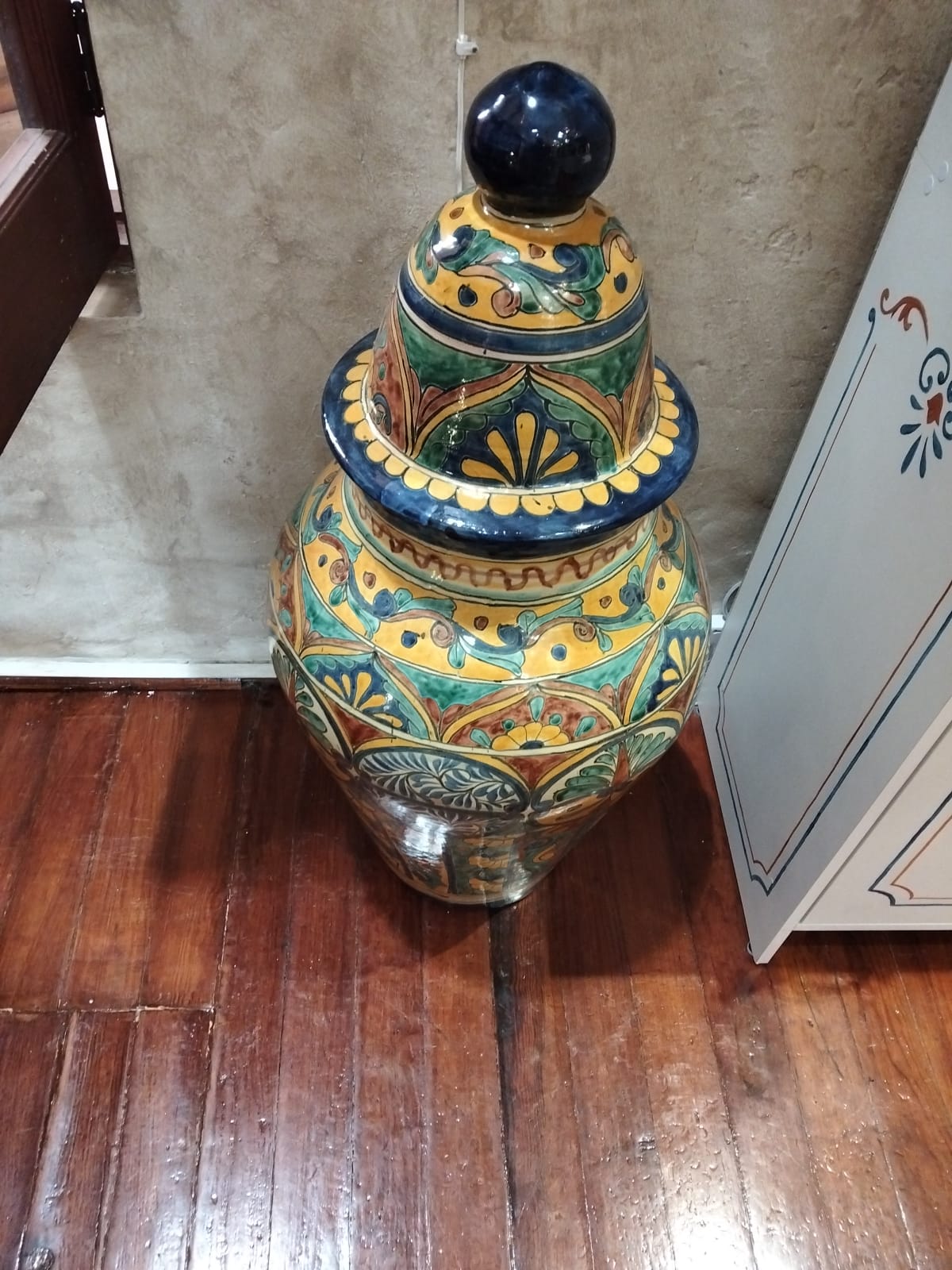 Jarrón Ancestral de Barro Verde –  –  – Casa Tesoro de México