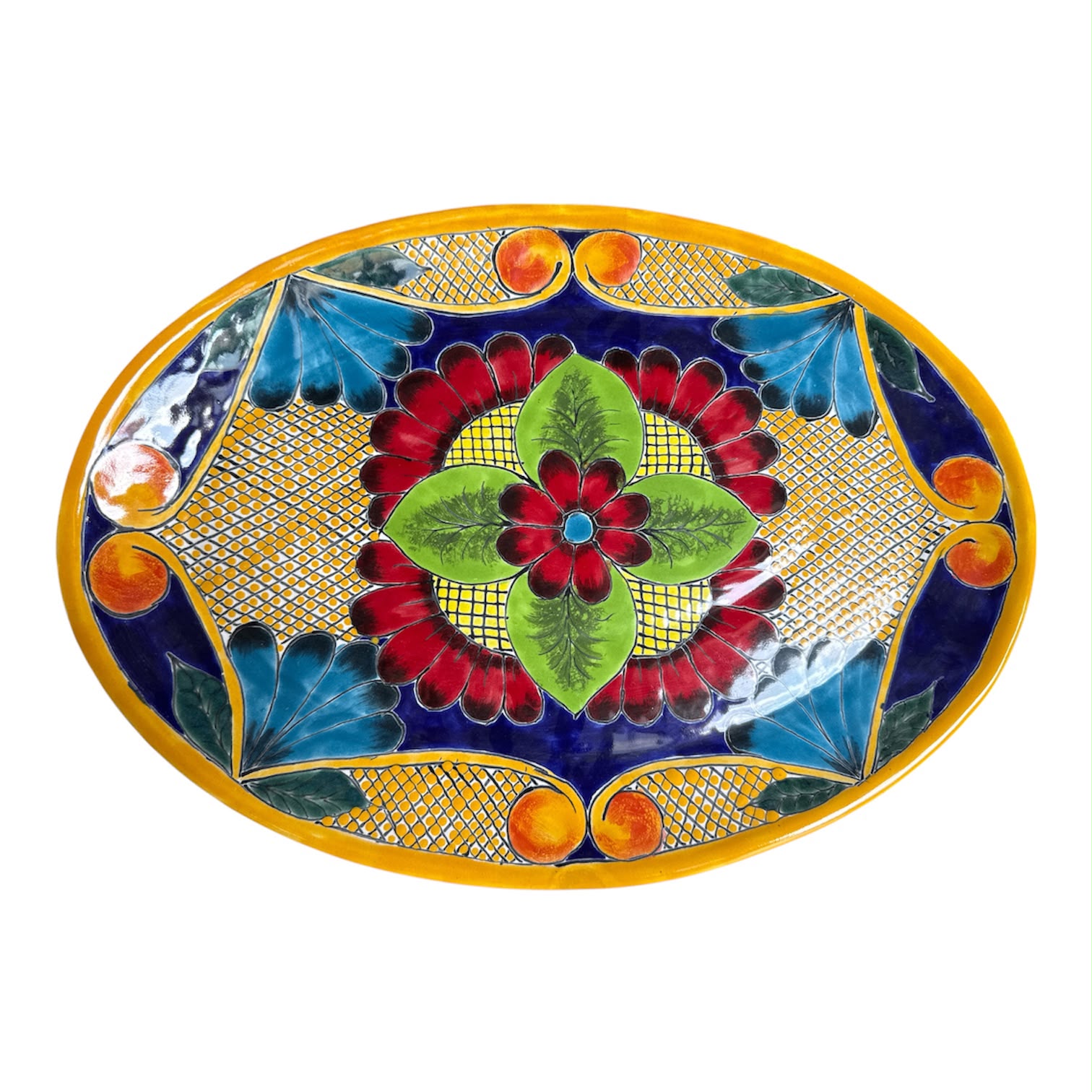 Plato Grande de Talavera –  –  – Casa Tesoro de México