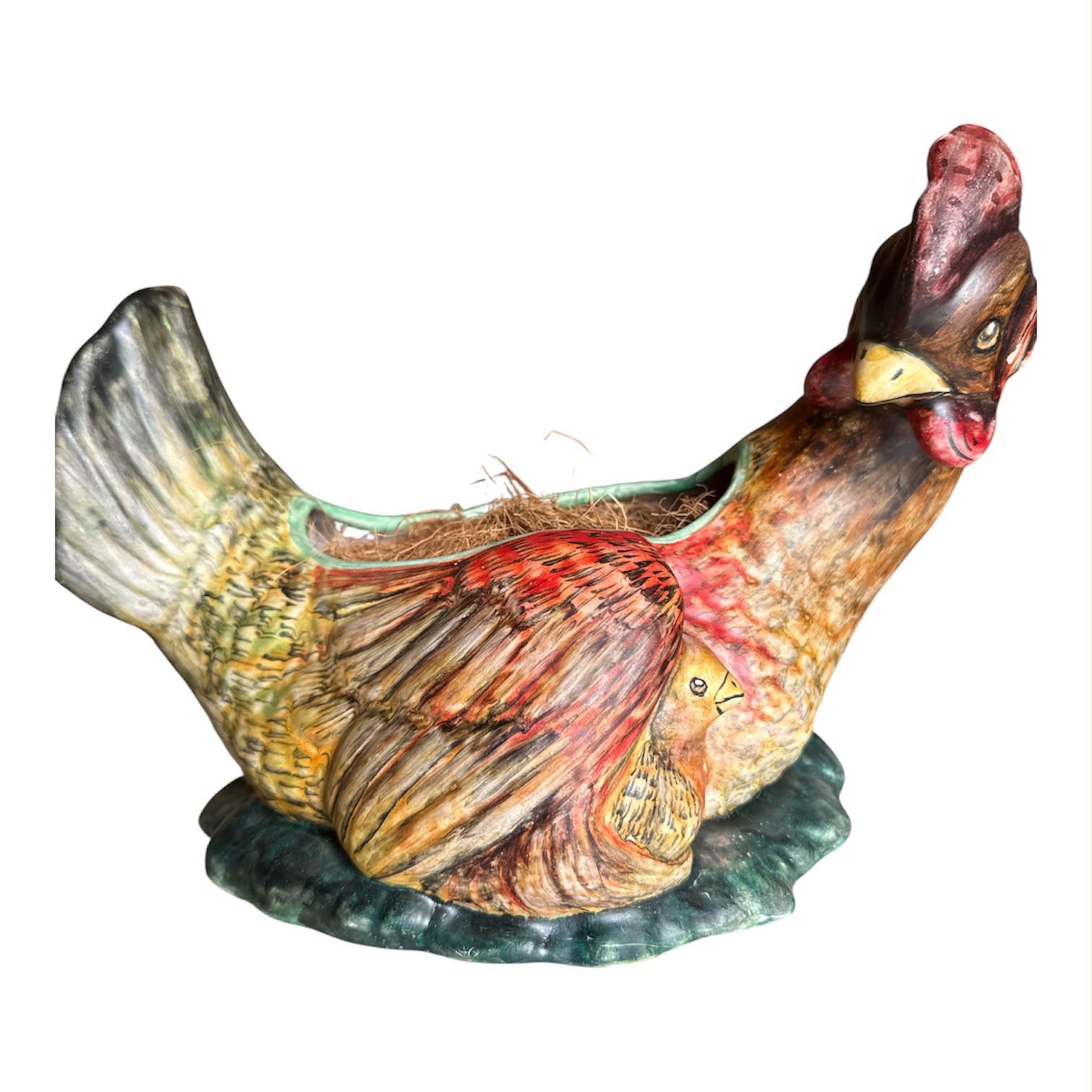 Salsera Contenedor de Cerámica con Gallina y Guirnalda –  –  – Casa Tesoro de México