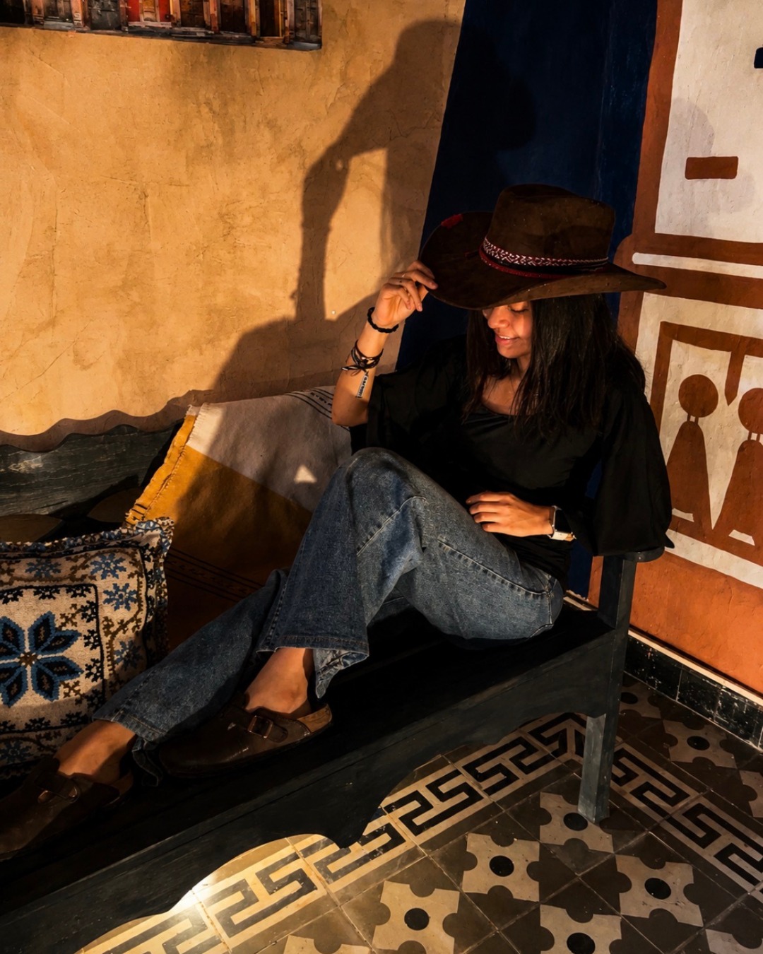 Artisan sombrero from Casa Tesoro de México